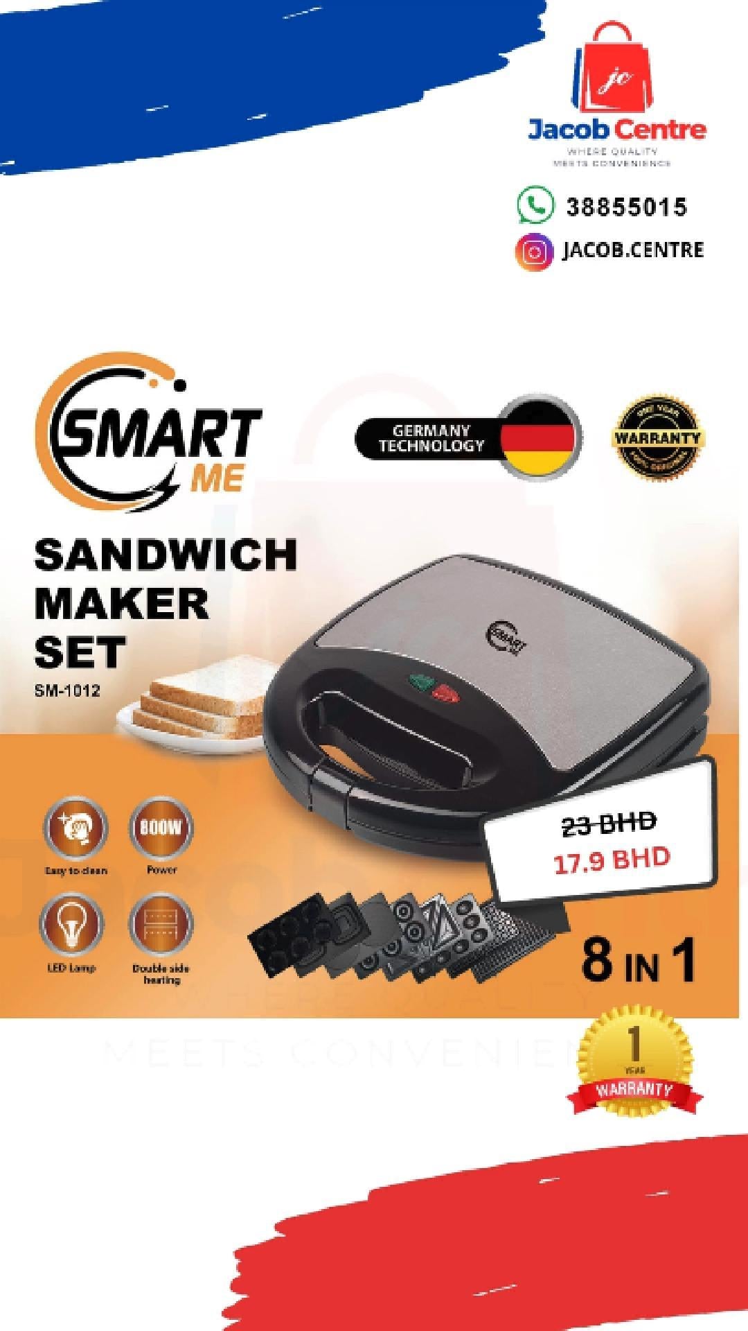 Sandwich maker 8-1 SmartME